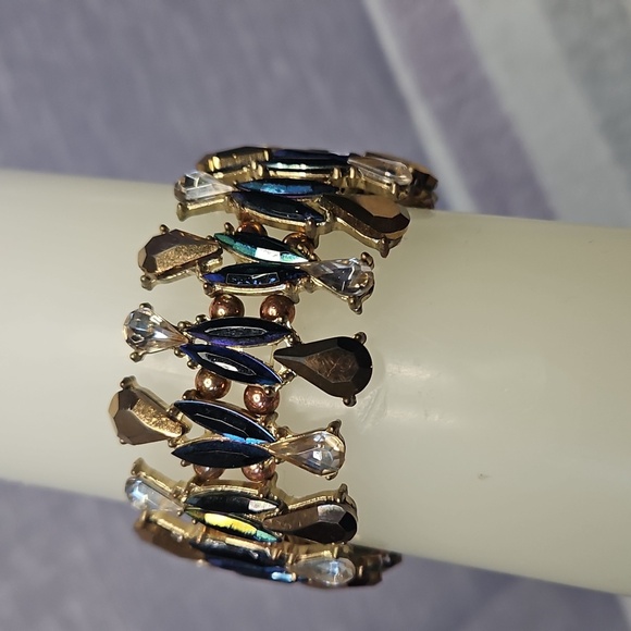 Elegant Multicolor Gemstone Bracelet - Picture 3 of 4